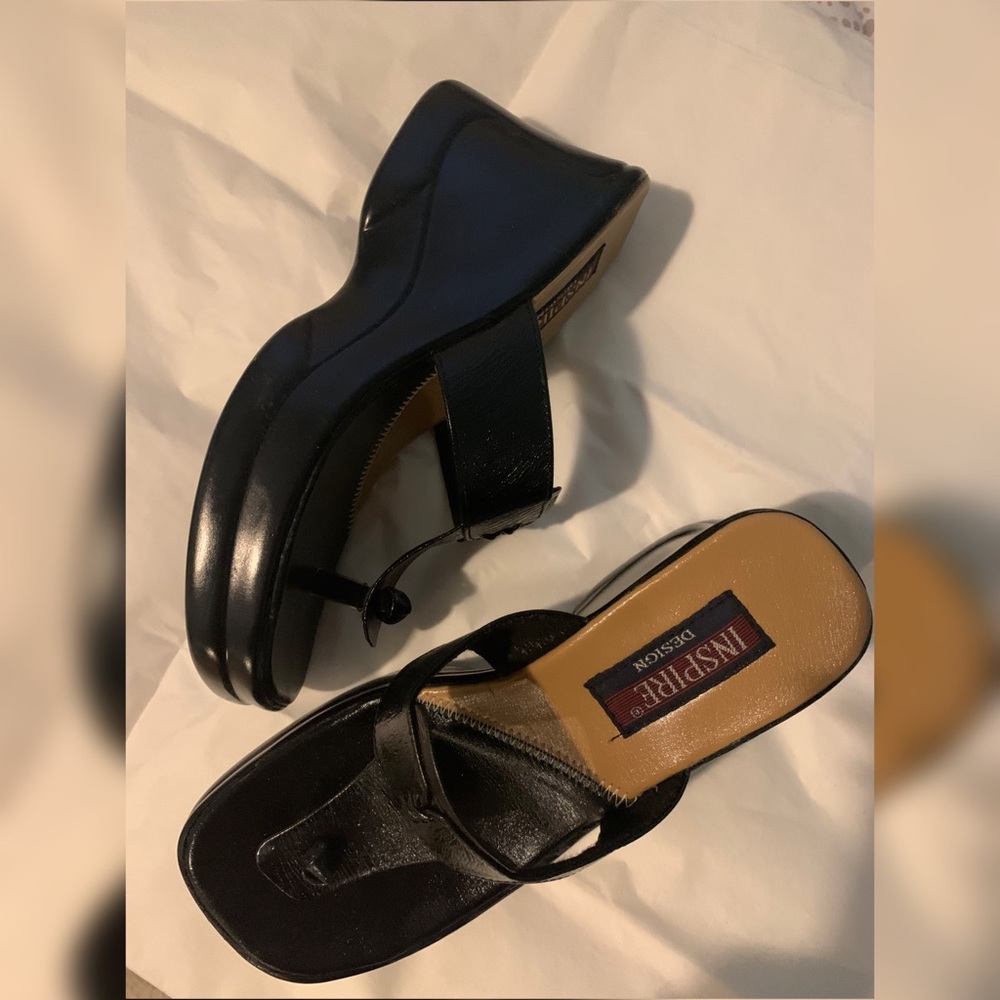 Black Platform Sandals